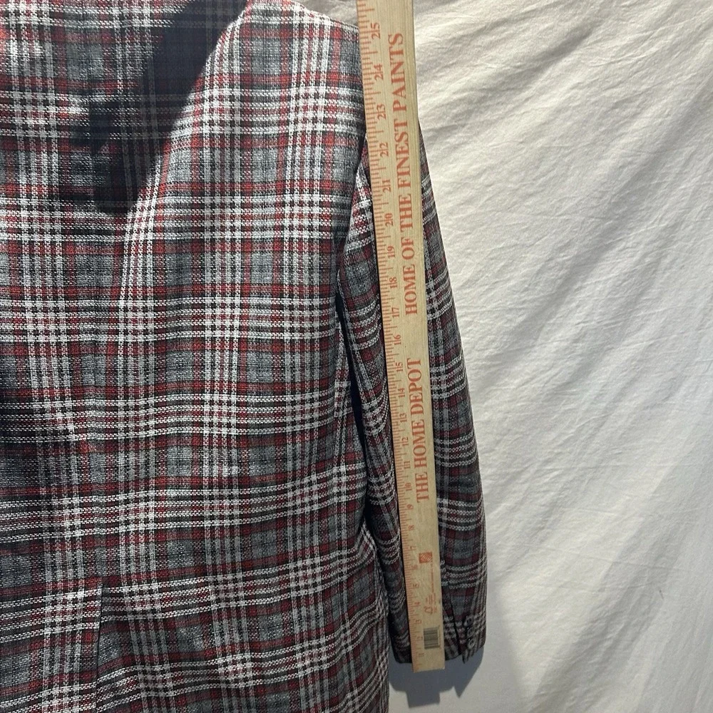 Vintage 70s Cricketeer Mens Plaid Blazer Sport Coat 40R Union Made USA